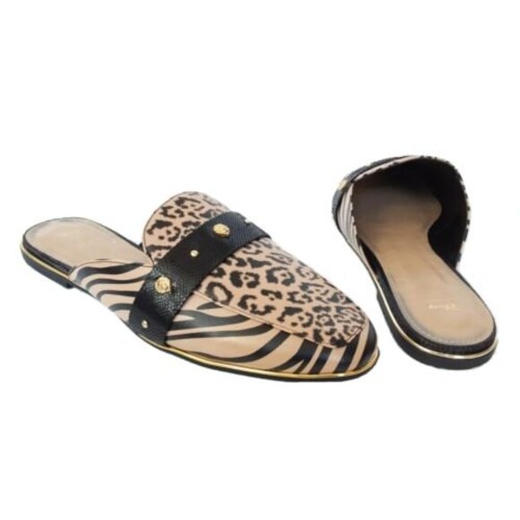 Disney Call It Spring Mule Size 6.5 M Purple Priderock Vegan Animal Print - Picture 3 of 10